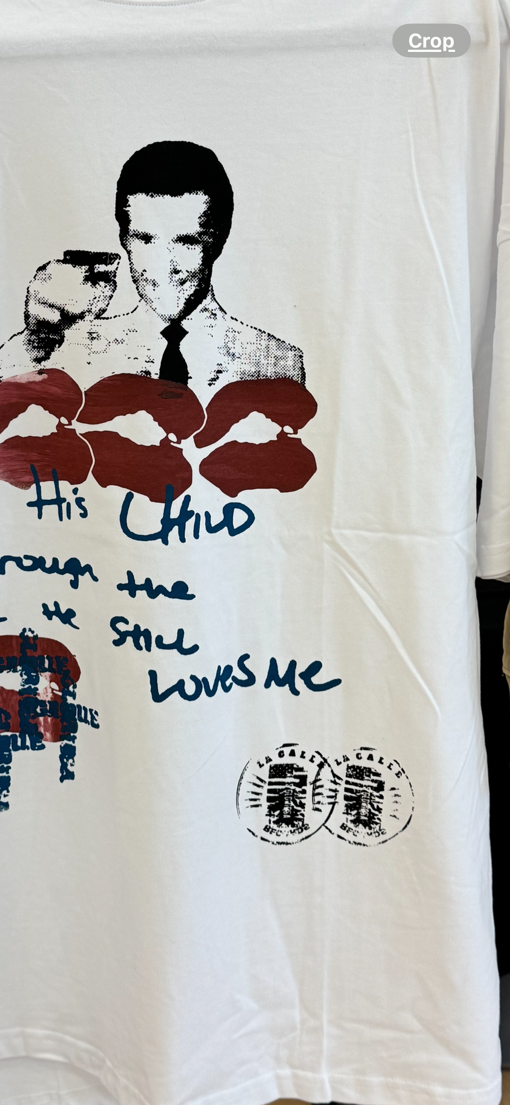 His child tee shirt (white)
