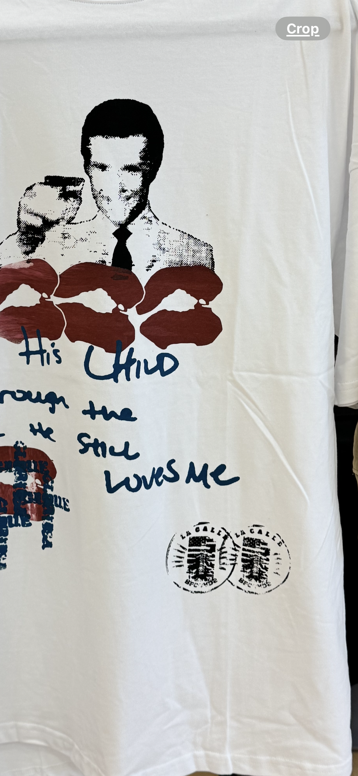 His child tee shirt (white)
