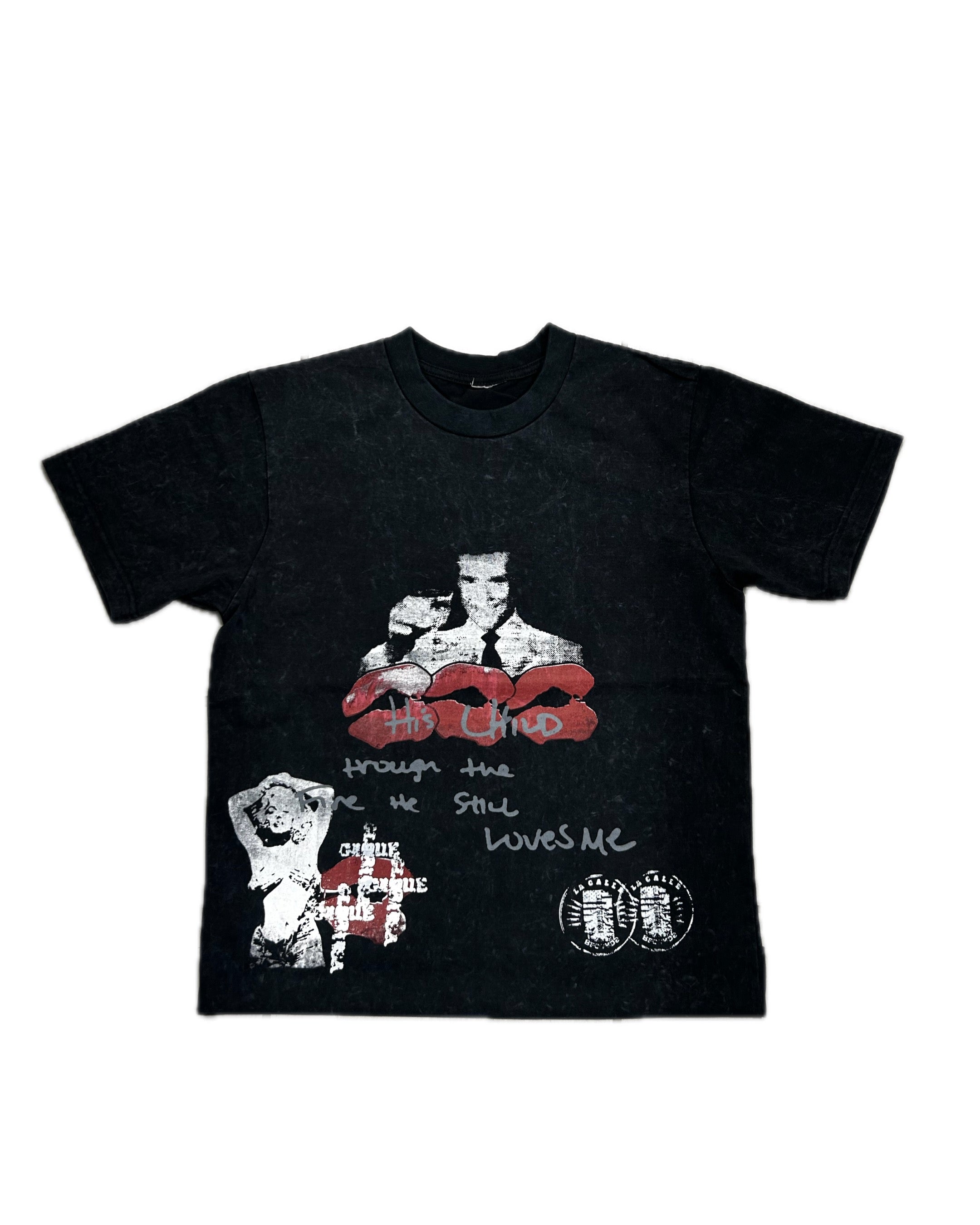 His child tee shirt (Black)