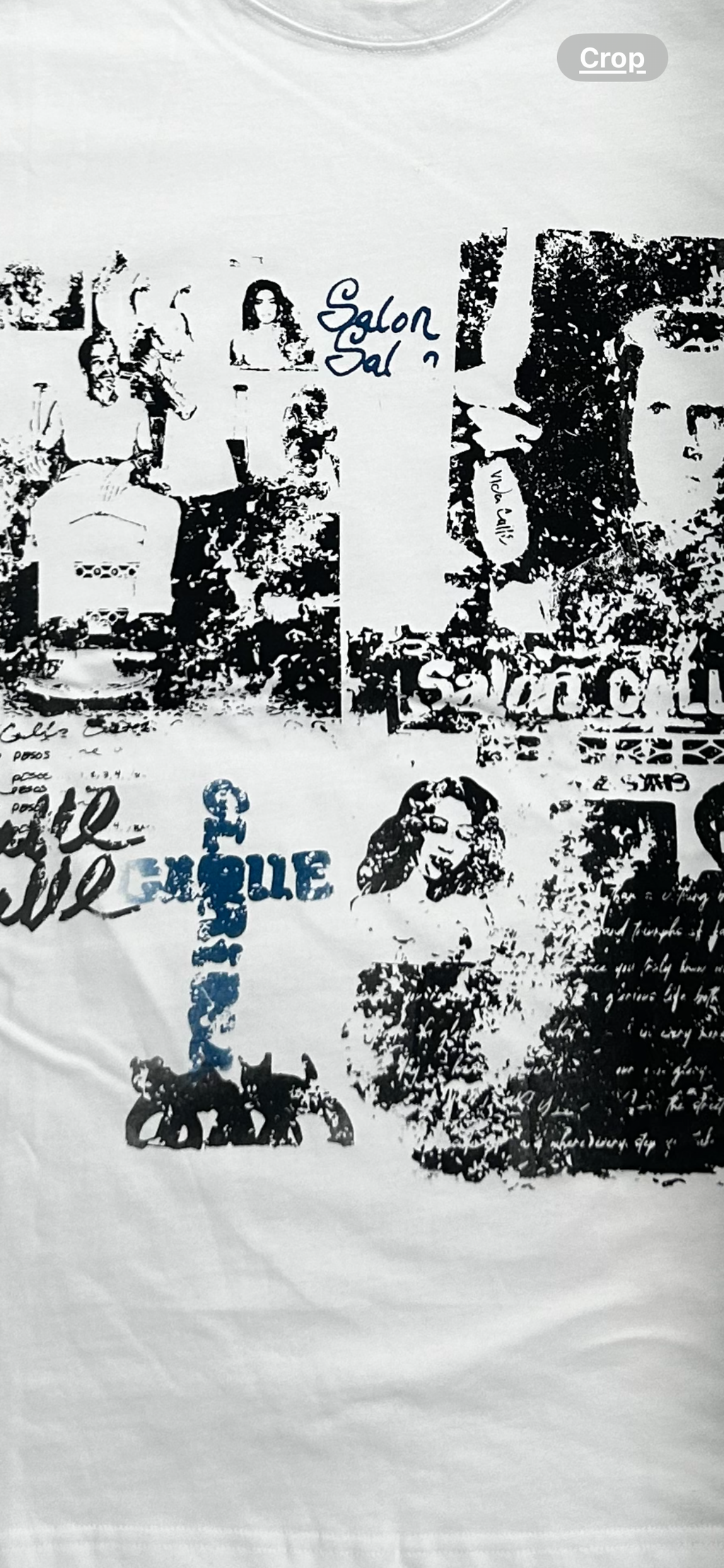 Salón Calle tee shirt (white)