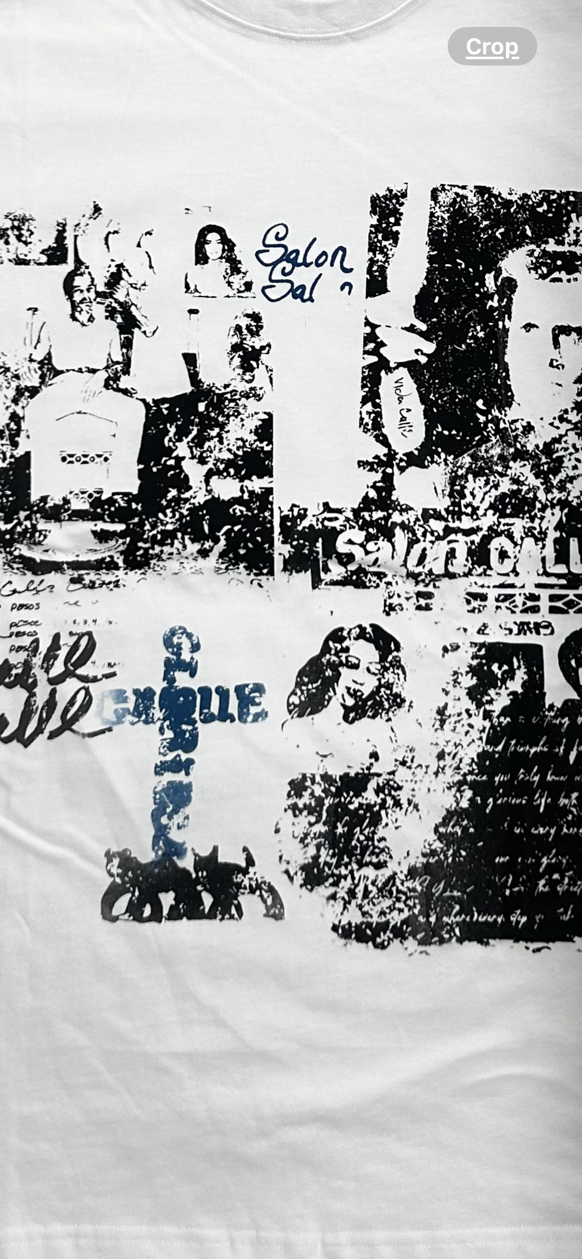 Salón Calle tee shirt (white)