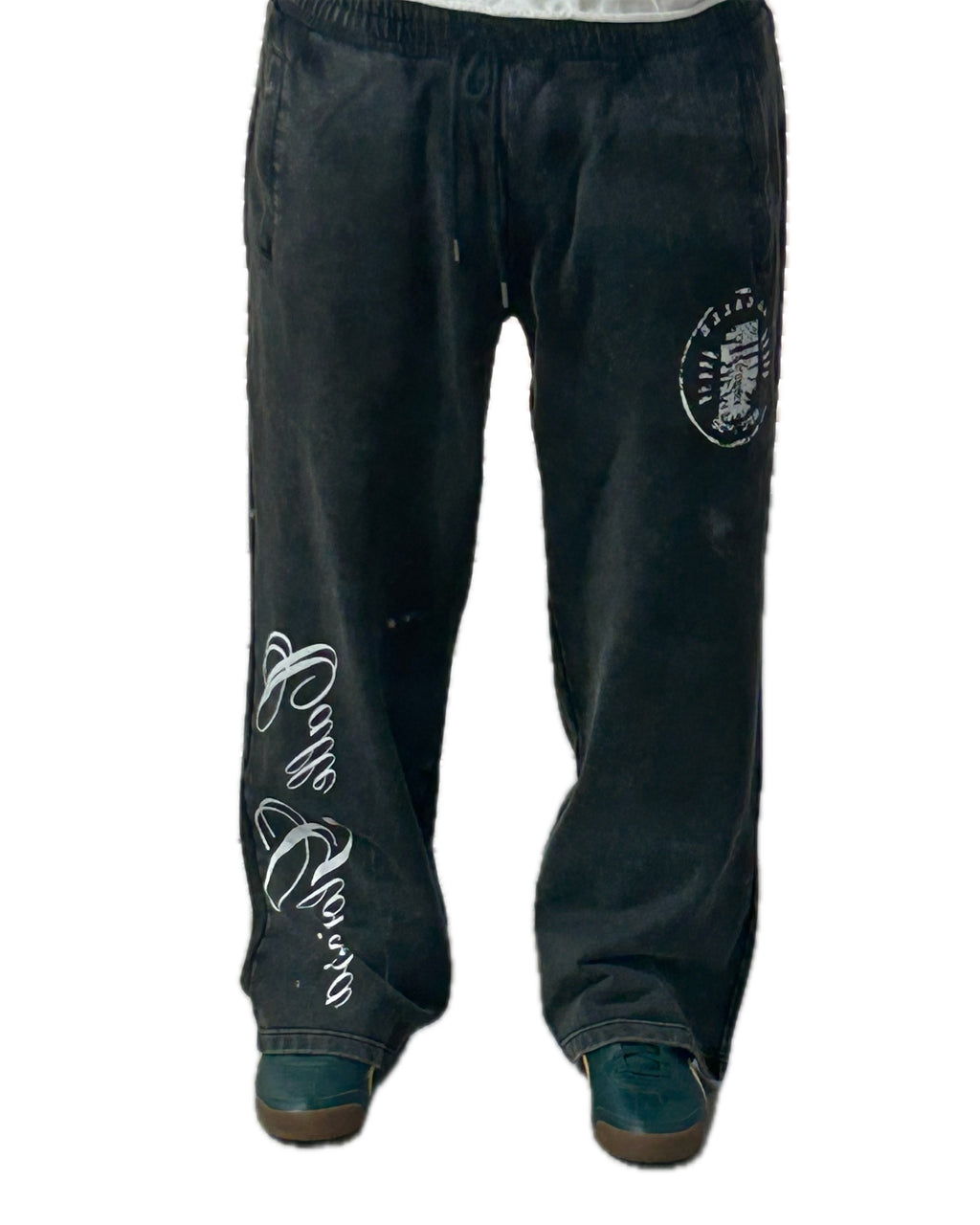 La Calle Records sweat pant (stone wash black)