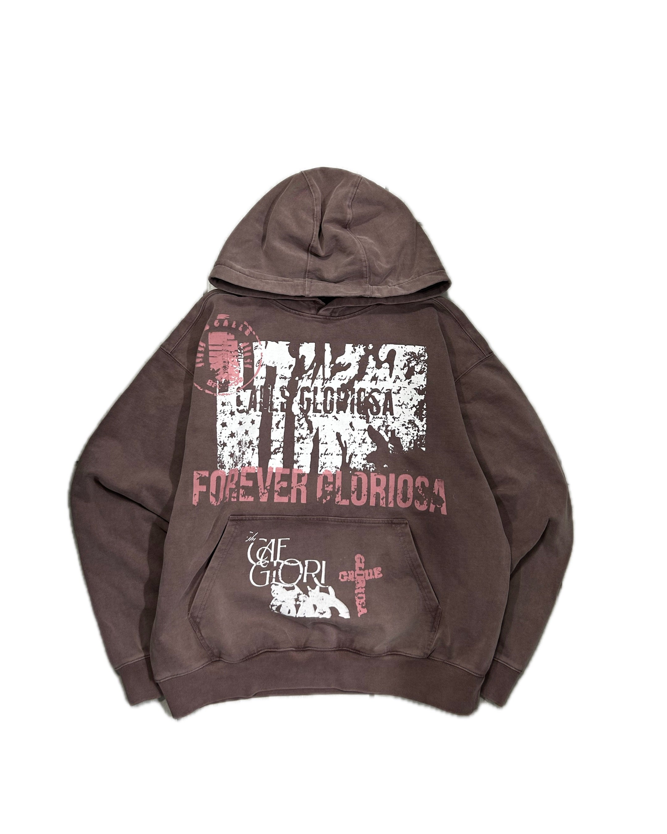 Forever Gloriosa hoodie (purple stone wash)