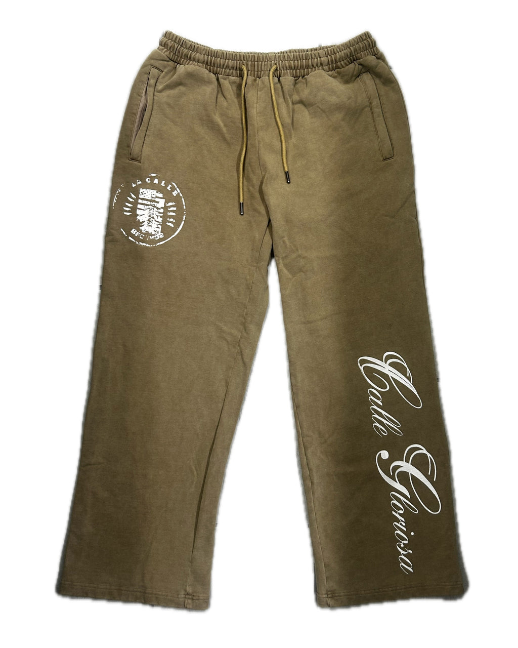La Calle Records sweat pant (stone wash brown)