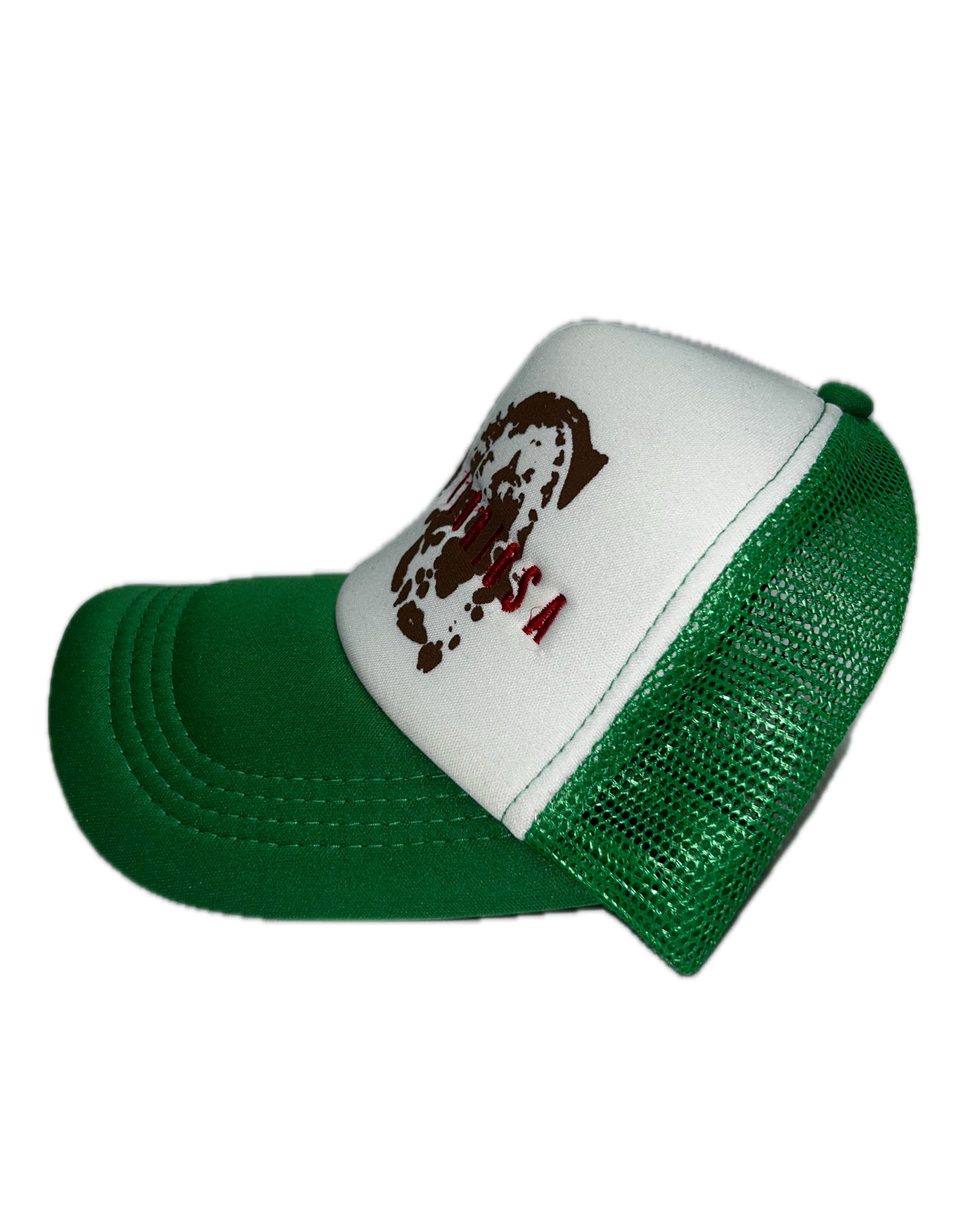 Glori Trucker hat (Green/white)